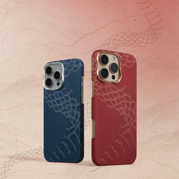 MagEZ Case6 for iPhone15&16Pro/ProMax 航太纖維磁吸手機殼 蛇年限量款：圖片 4